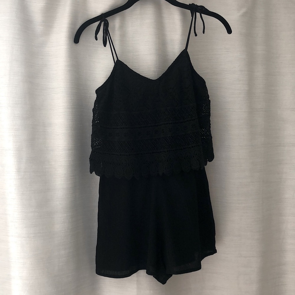 Topshop US size 2 dark gray romper